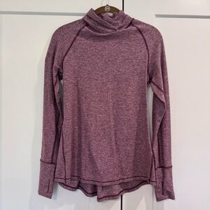 Lululemon Heathered Warm Your Core Long Sleeve Tee size 4